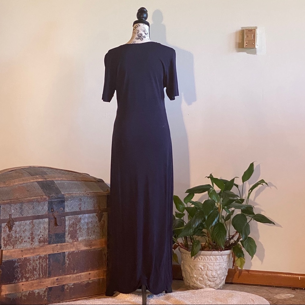 I.N.C. Maxi dress Sz 10 Black - Picture 2 of 8